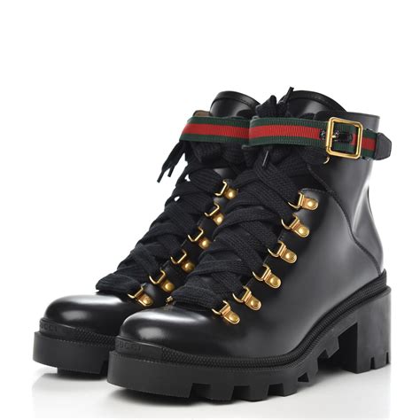 gucci embellished boots for women|Gucci combat boots for women.